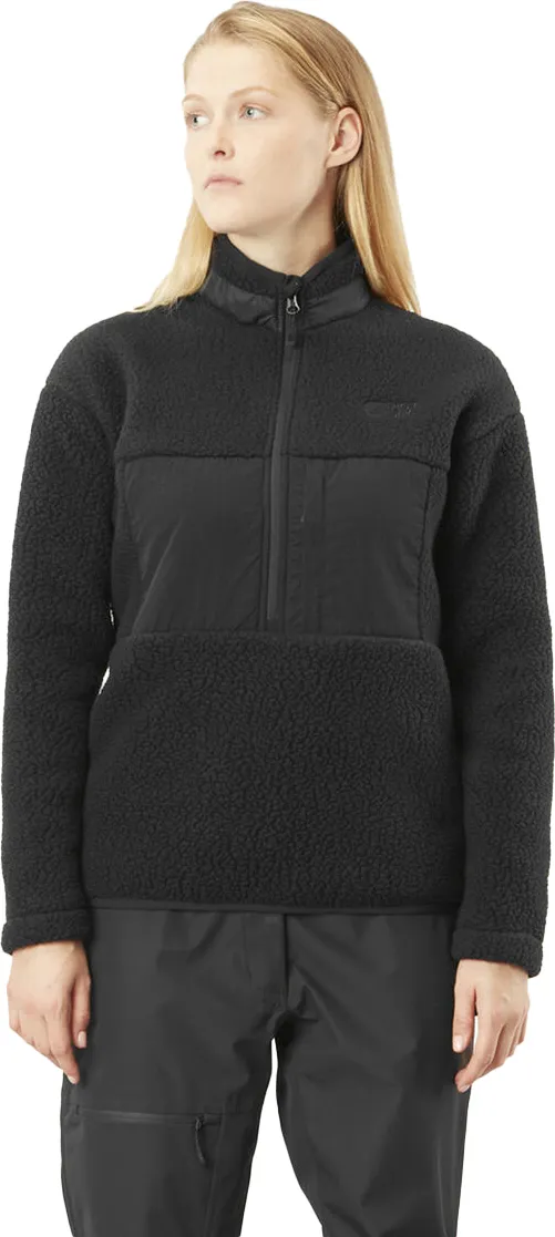 Picture Organic Clothing Women&#x27;s Naatil 1/4 Fleece Black | Buy Picture Organic Clothing Women&#x27;s Naatil 1/4 Fleece Black here | Outnorth