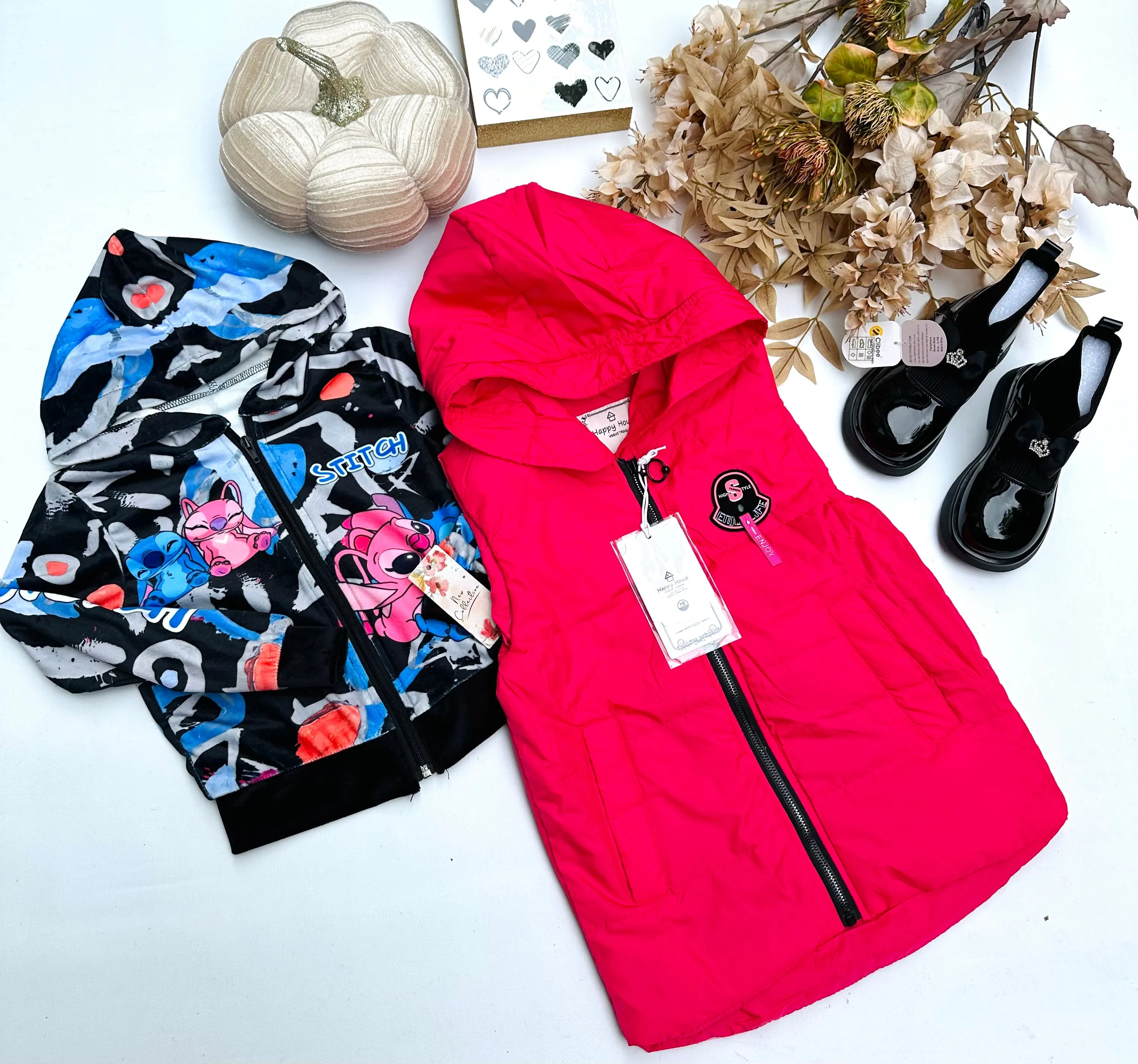 Pink gilet