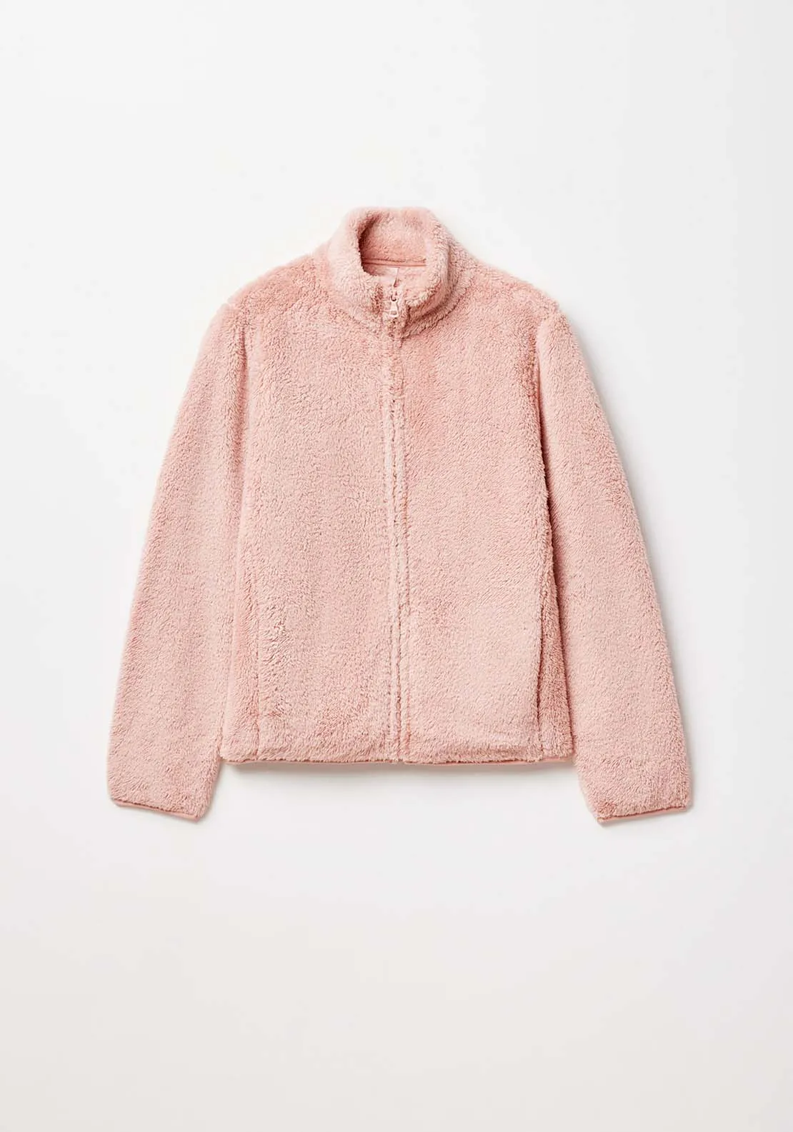 Plain polar fleece jacket - Pink