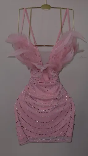 Pre-order* Yanely Dress - Pink