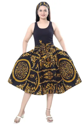 Print Midi Skirt