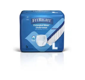 Protection Plus Overnight Protective Underwear, Large, 40 - 56 Inch, Bag of 14