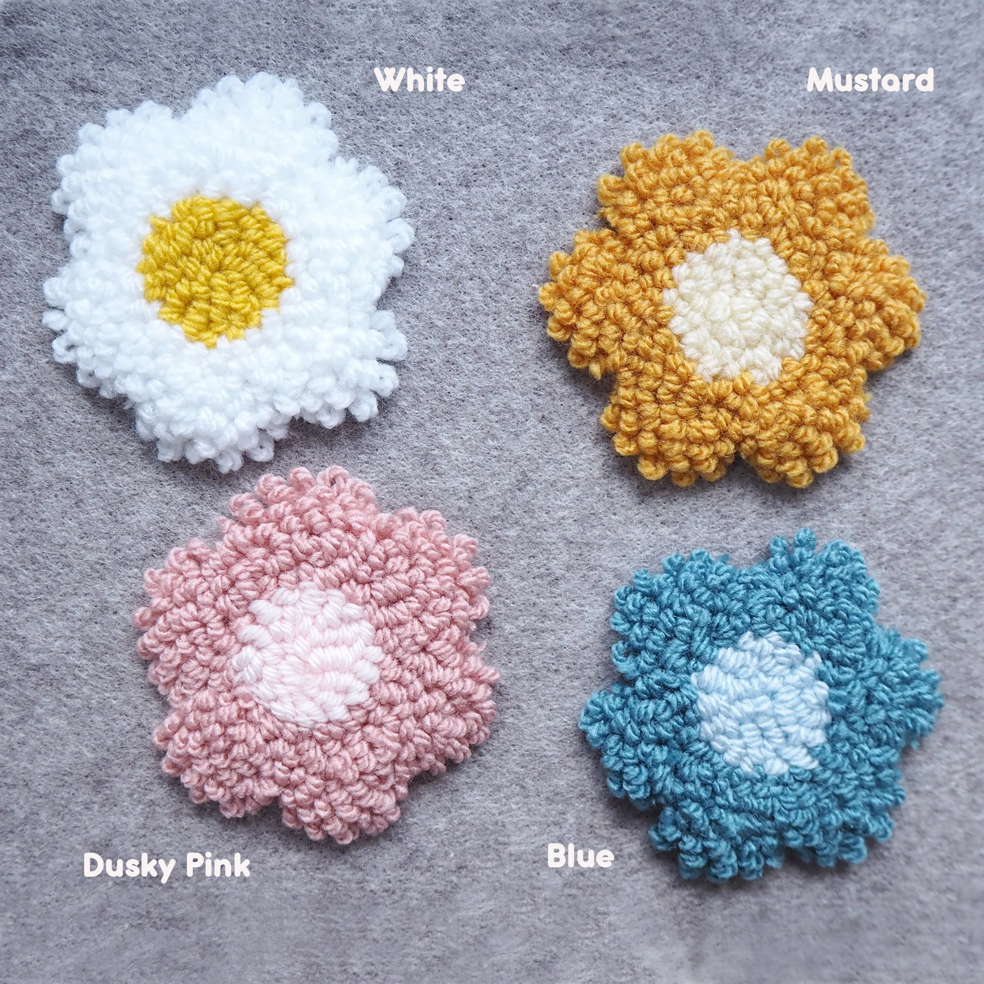 Quilted Baby and Child's Coat With Daisy Flower