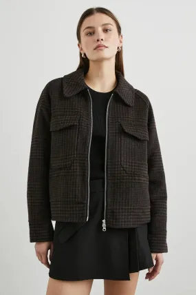 Rails - Cheyenne Jacket in Espresso Houndstooth
