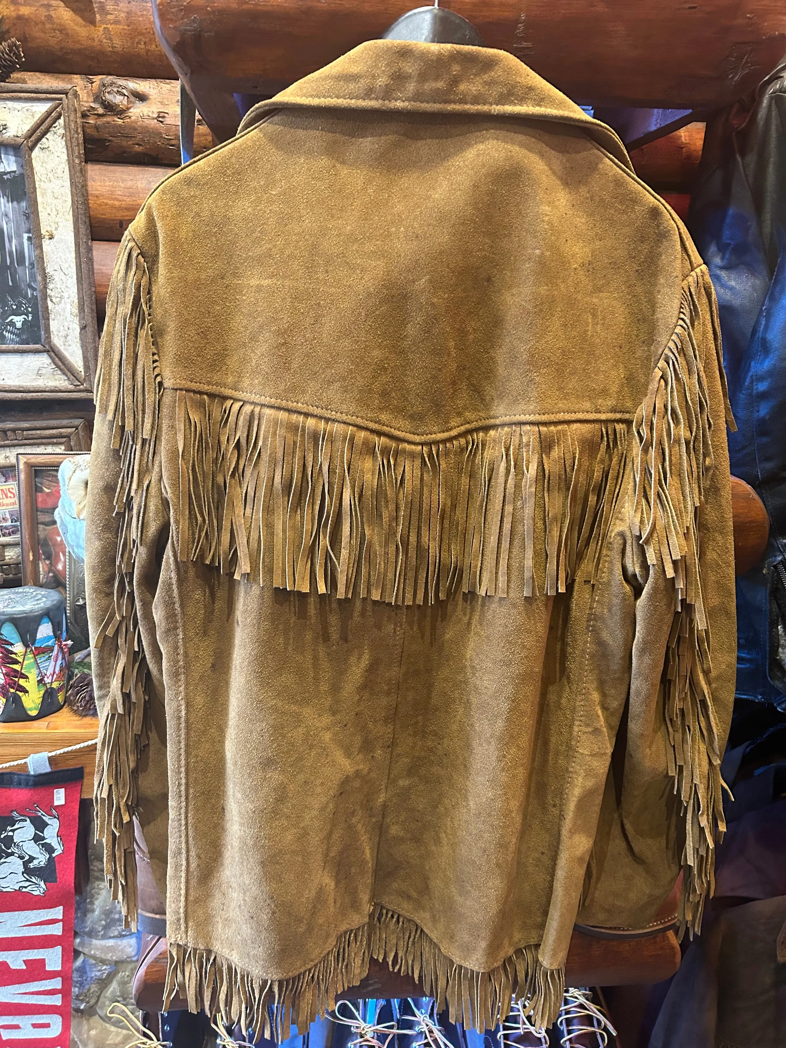 Rare & Collectable SCHOTT, NY Suede Rancher Jacket, 44 Large