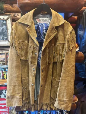 Rare & Collectable SCHOTT, NY Suede Rancher Jacket, 44 Large