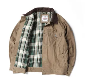 RED TORNADO CANVAS WAX JACKET