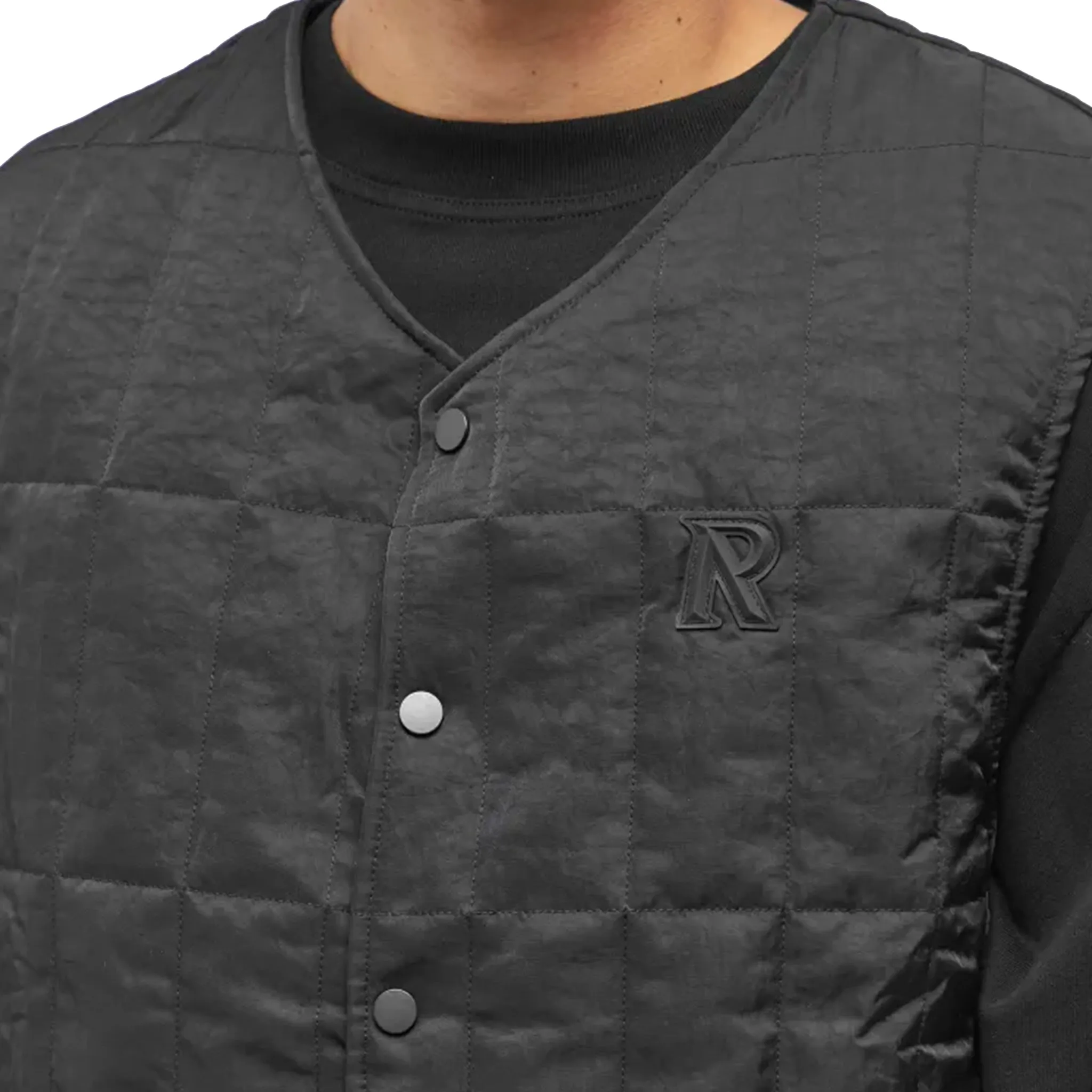 Represent Lightweight Gilet Jet Black