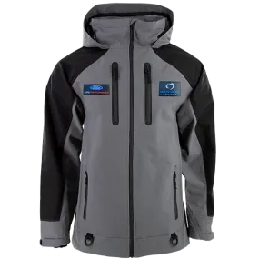 ROUSH YATES ENGINES RAIN JACKET - CHARCOAL GRAY/BLACK