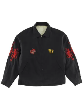 Saint Michael   Cotton jacket w/all over embroidery 