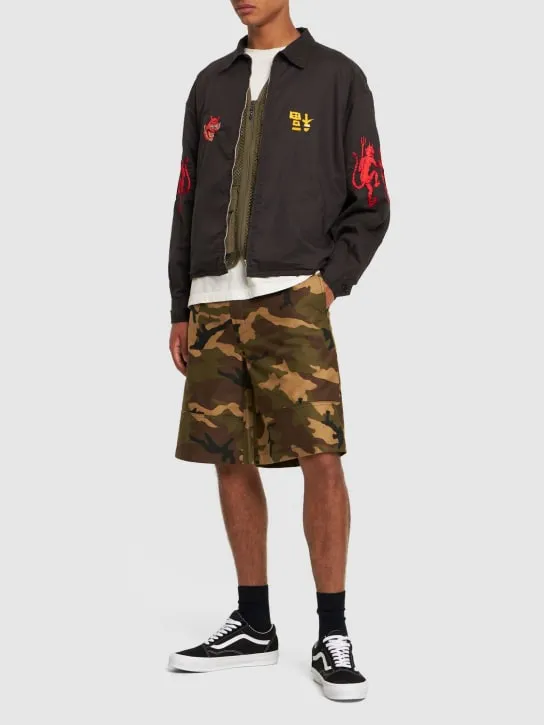 Saint Michael   Cotton jacket w/all over embroidery 