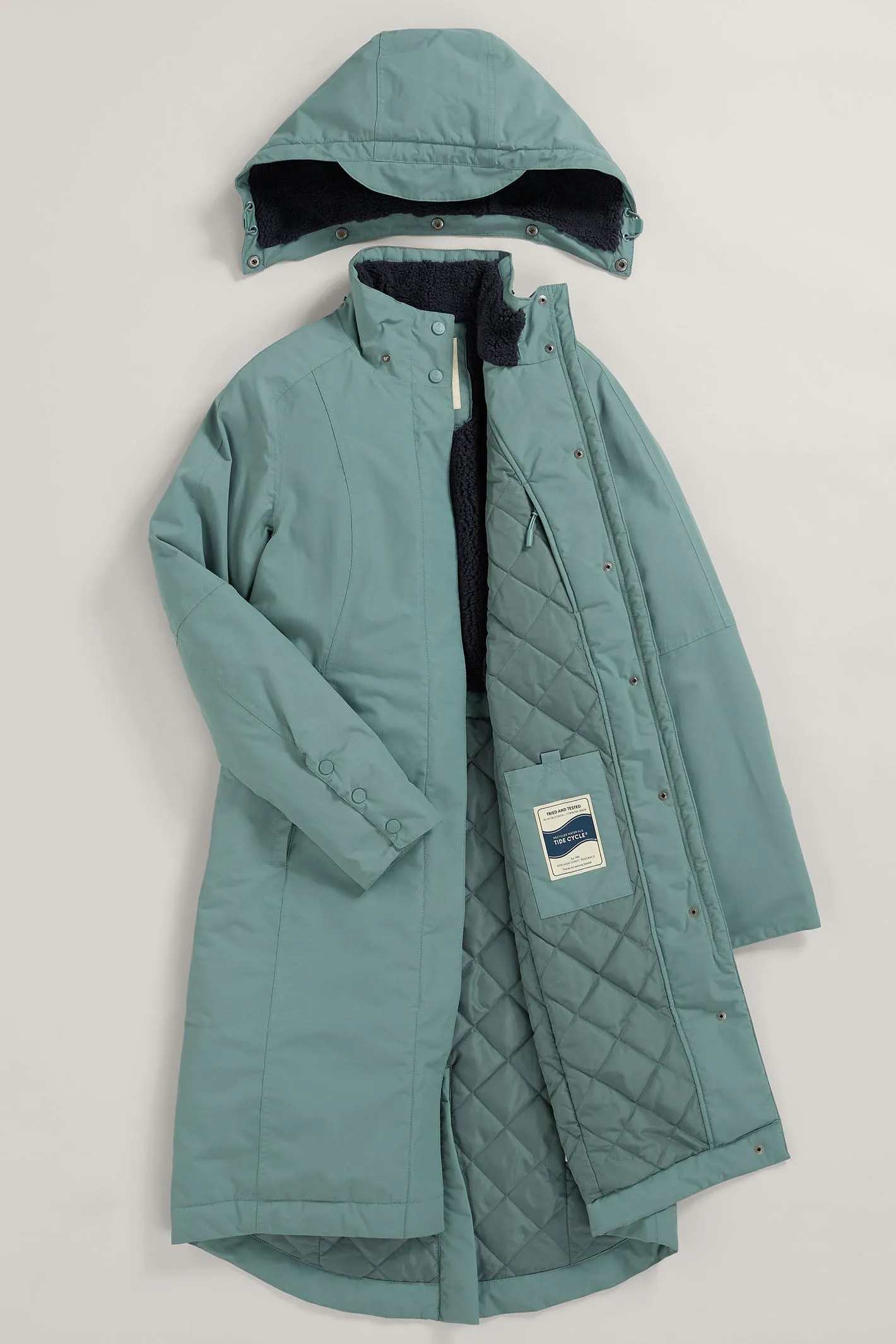 Seasalt Janelle Raincoat Litchen Blue B-RN35907-14248