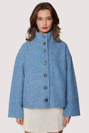 sherpa button jacket