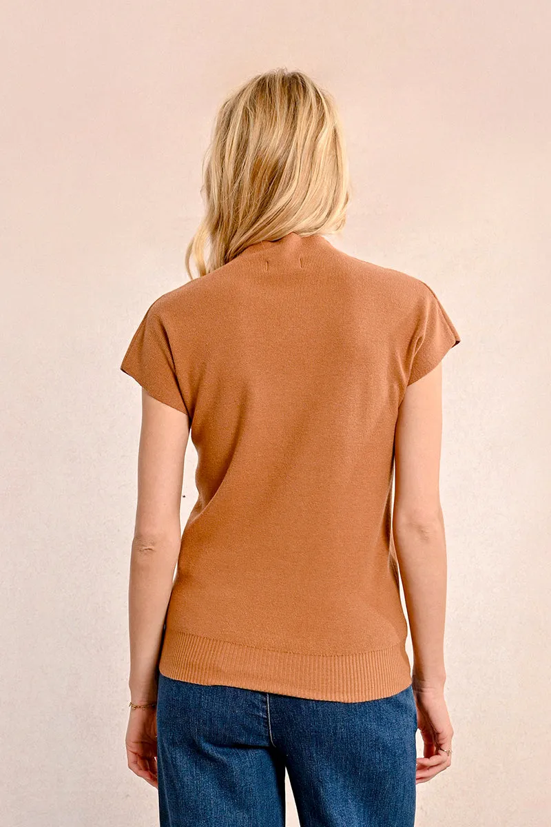 Short Sleeved Knit Top