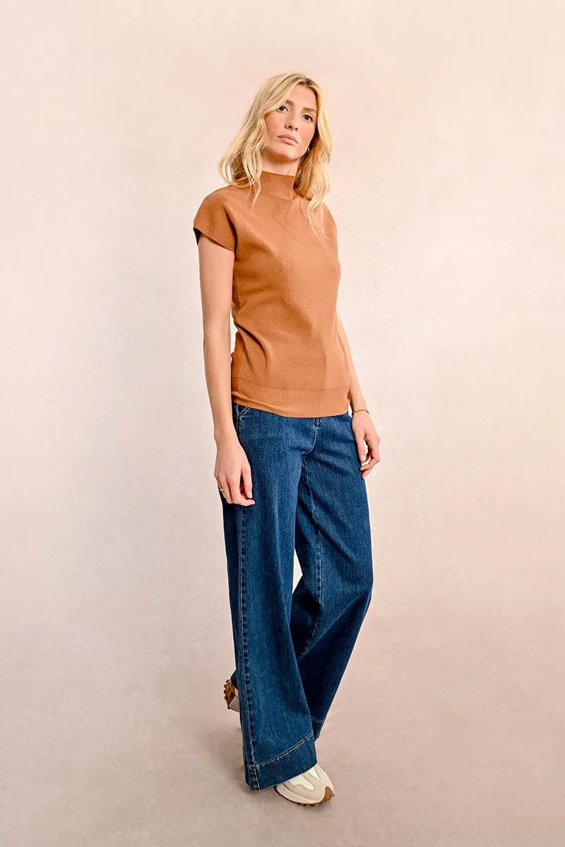 Short Sleeved Knit Top