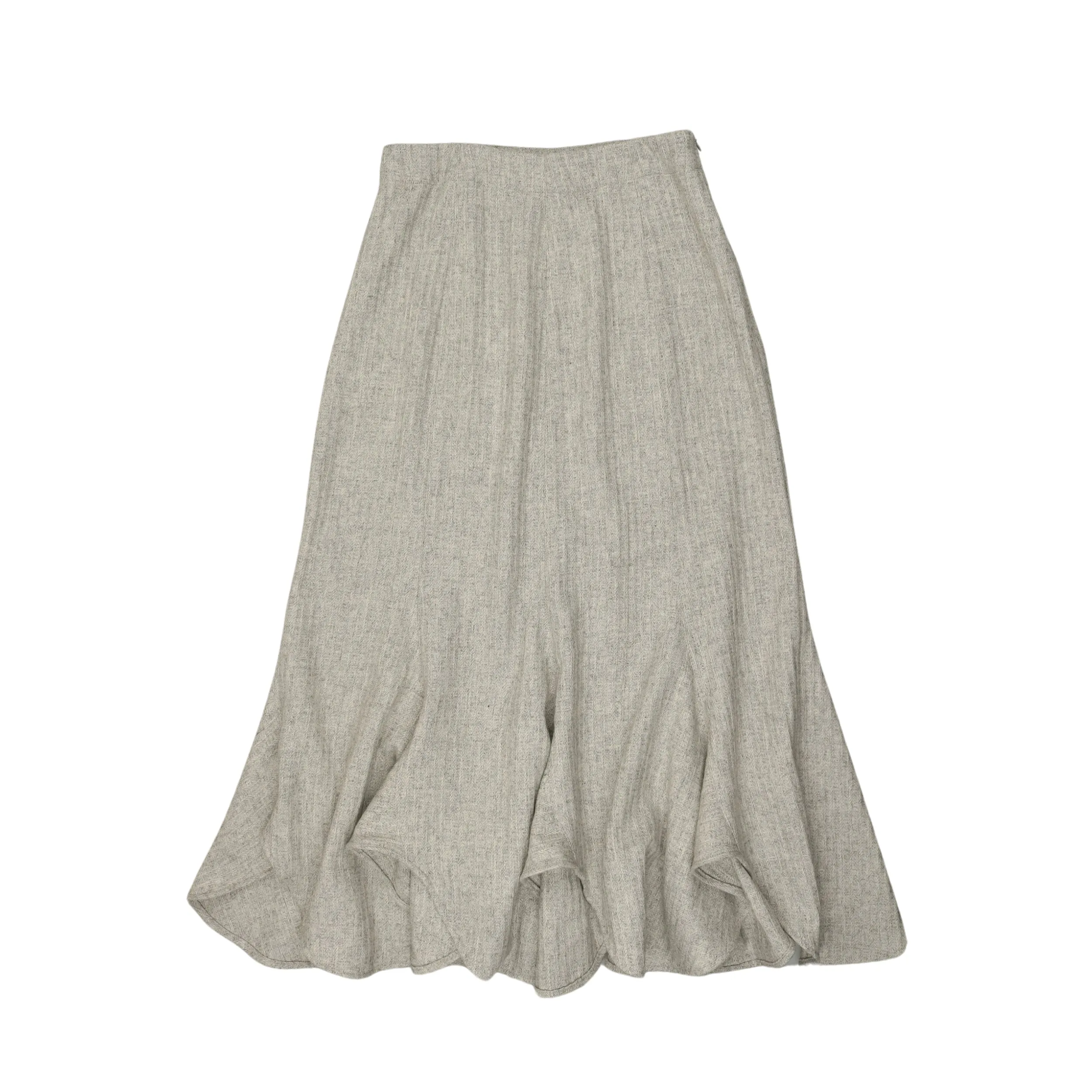 skirt wool maxi - light grey