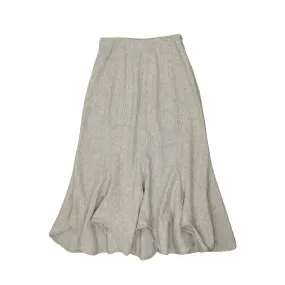 skirt wool maxi - light grey