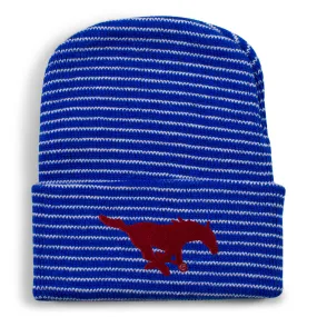 Southern Methodist Stripe Knit Cap