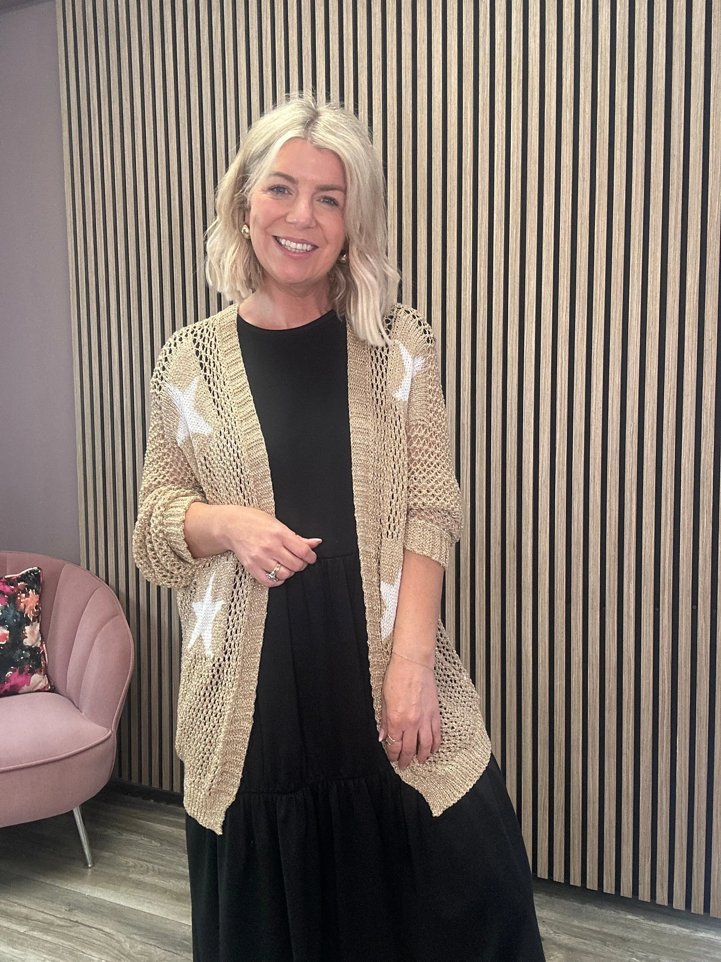 Star Cardigan (Gold)