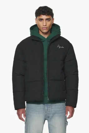 Sundre Cord Puffer Jacket Black