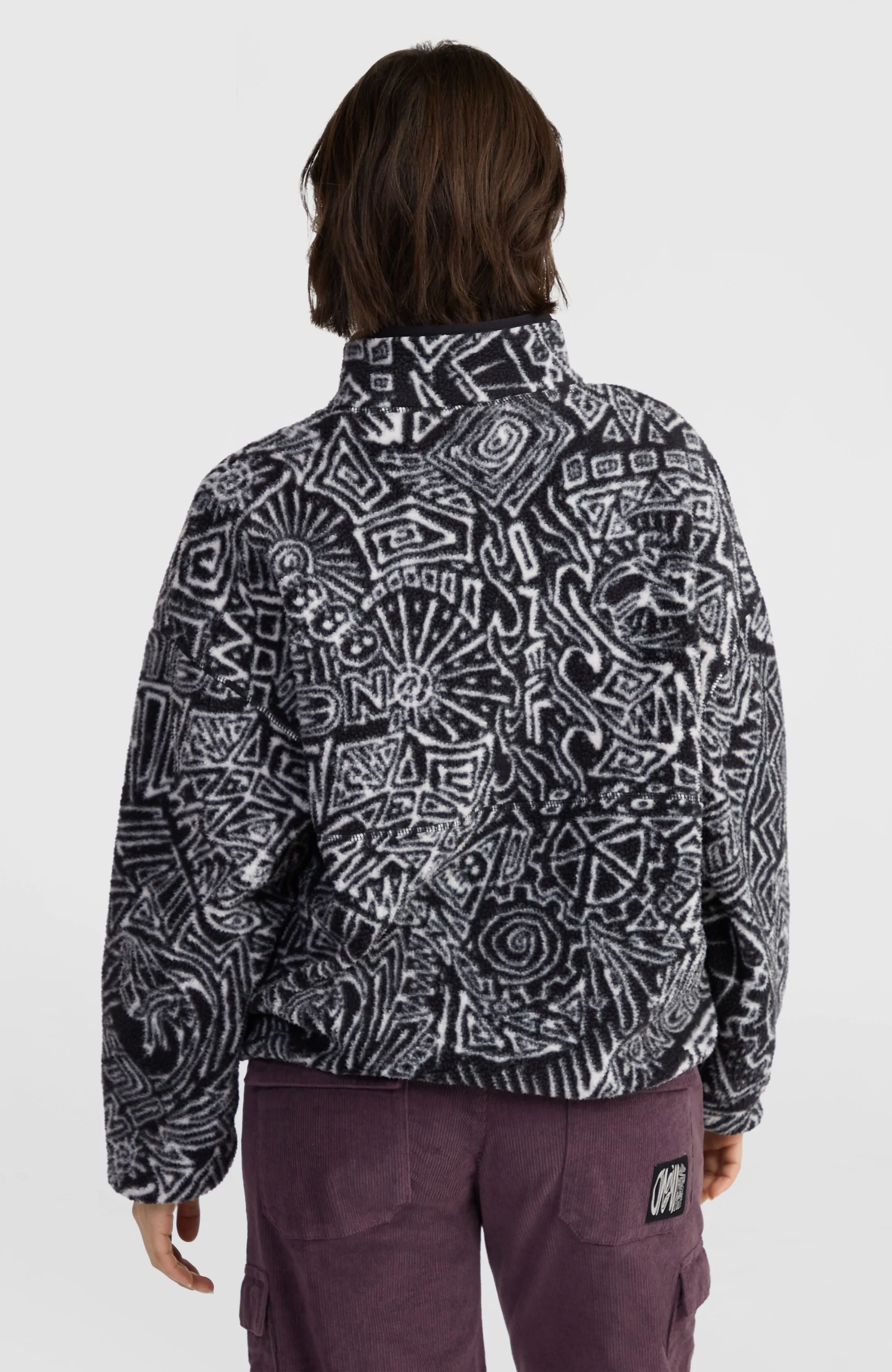 Surf Heroes High-Pile Fleece | White/Black Sketcheritage
