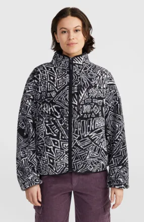 Surf Heroes High-Pile Fleece | White/Black Sketcheritage