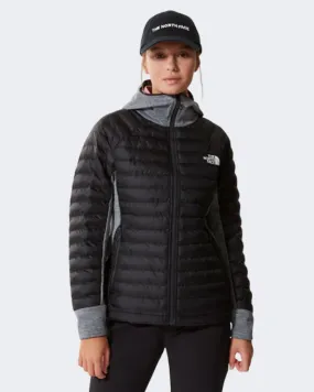 The North Face Athletic Outdoor Hybrid Insulated Women Hiking Jacket Black/Grey Nf0A5Iff-43M
