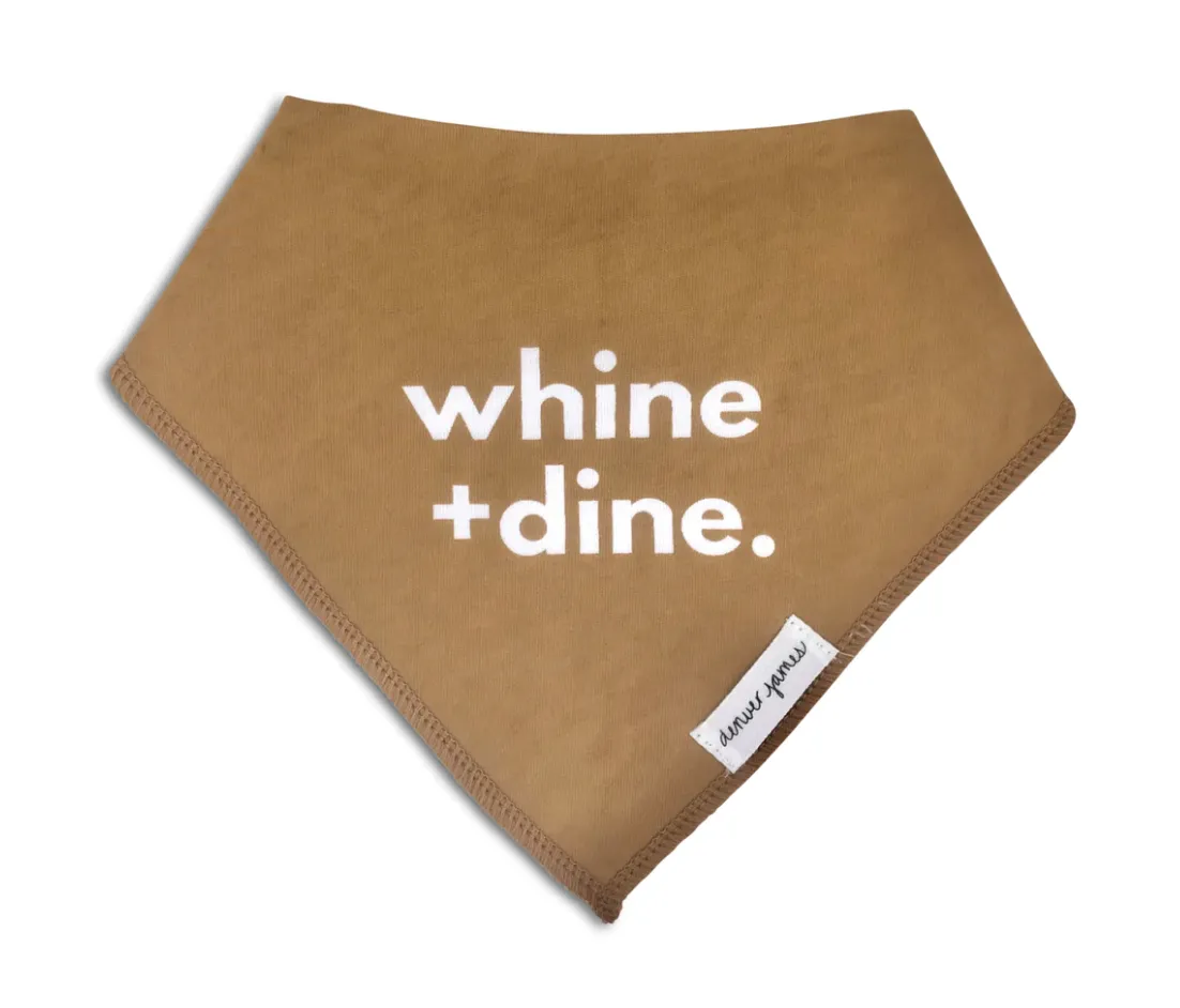 The Statement Bib - Whine   Dine