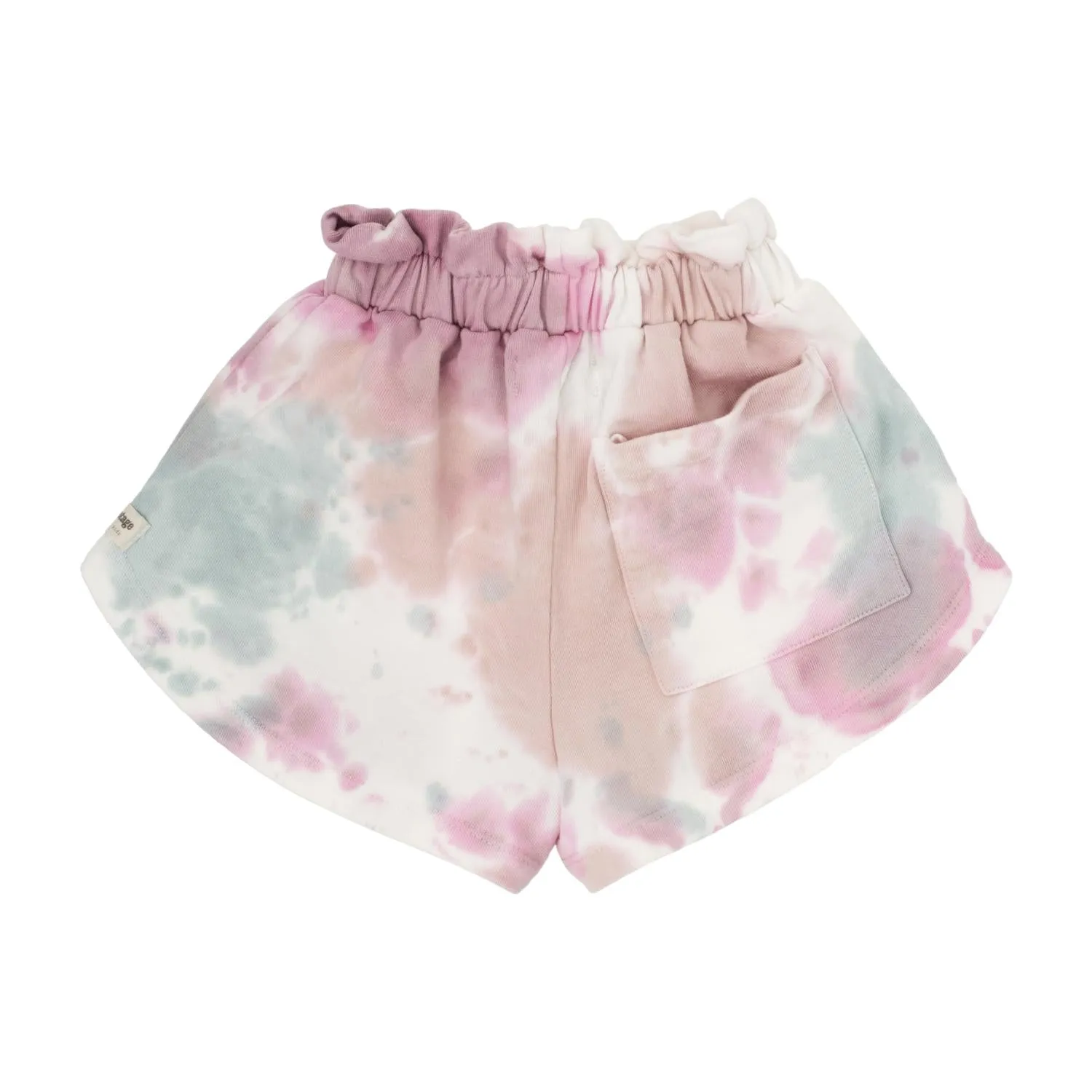 Tie Dye Fleece Short