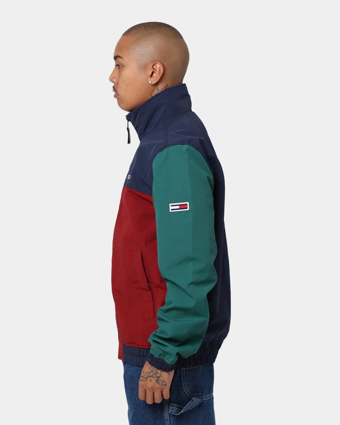 Tommy Jeans Colour-Blocked Zip-Thru Jacket Twilight Navy/Multi