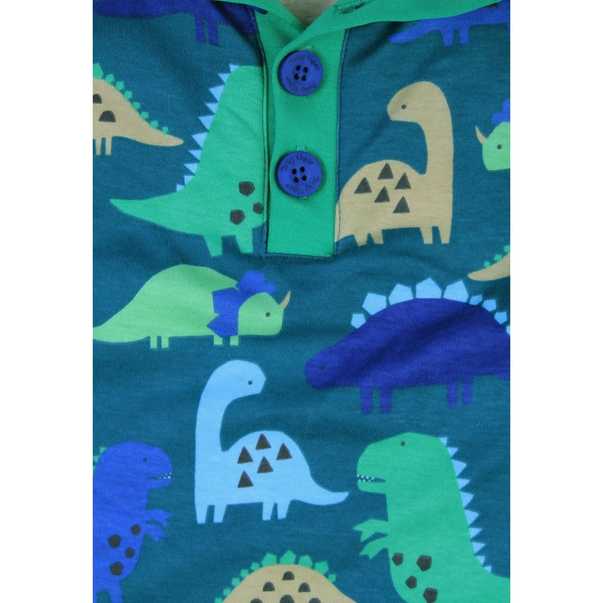 Tonal Dinosaur Print Fleece Sweatshirt