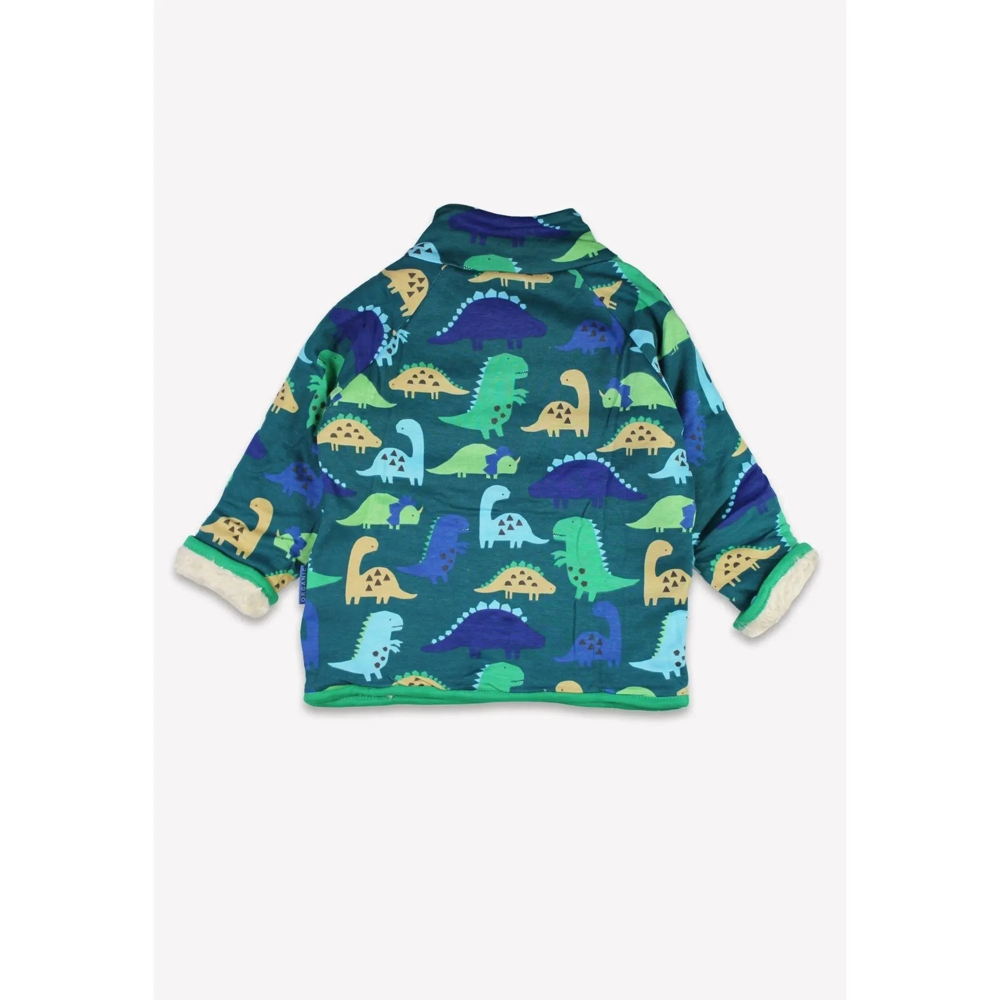 Tonal Dinosaur Print Fleece Sweatshirt