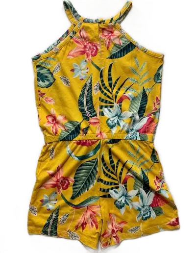 TROPICAL PRINT OLD NAVY ROMPER (SZ 8)