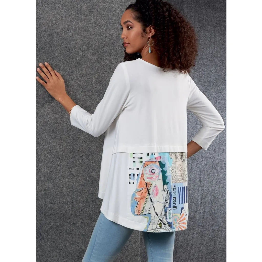 Vogue Pattern V1808 Misses' Cardigan & Tunics