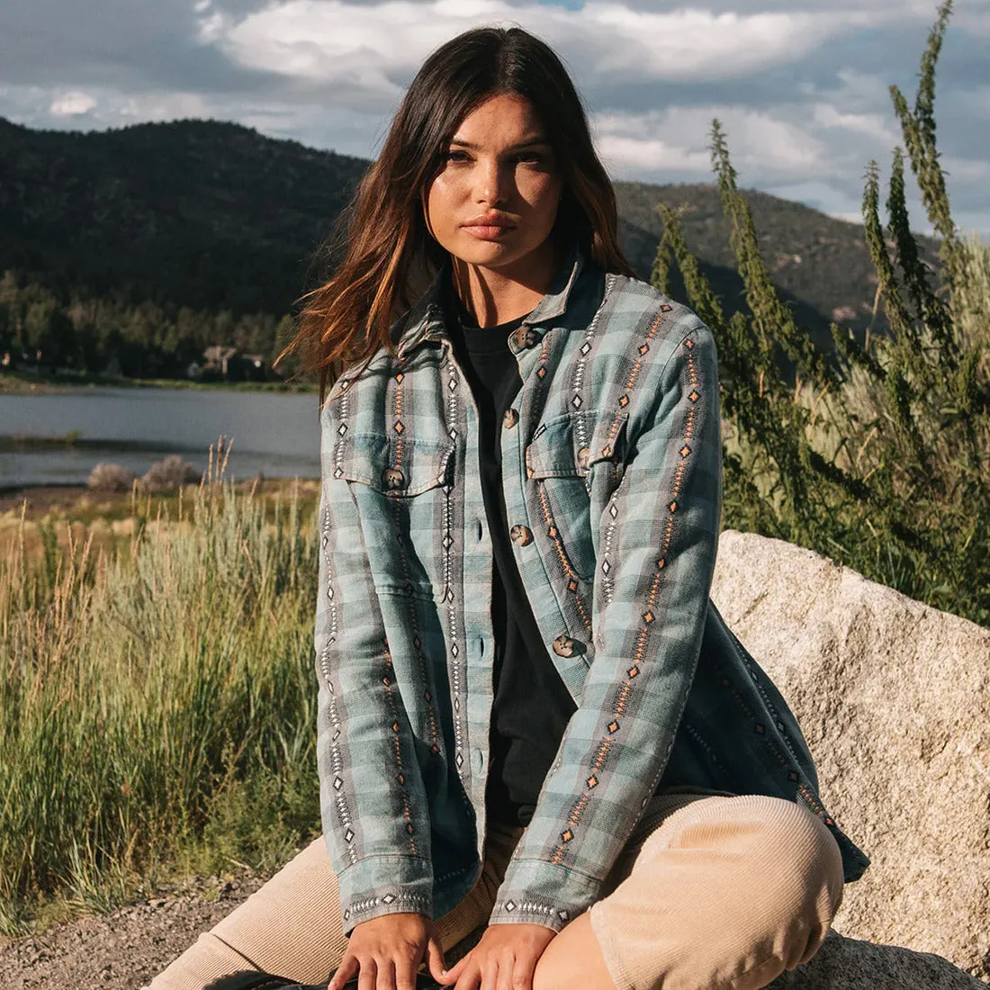 VOLCOM Women's Polar Boobear Jacket - Glacier Blue