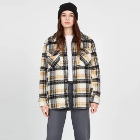 VOLCOM Women's Silent Sherpa Jacket - Hazelnut