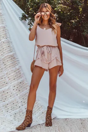 Wild And Free Romper Mauve