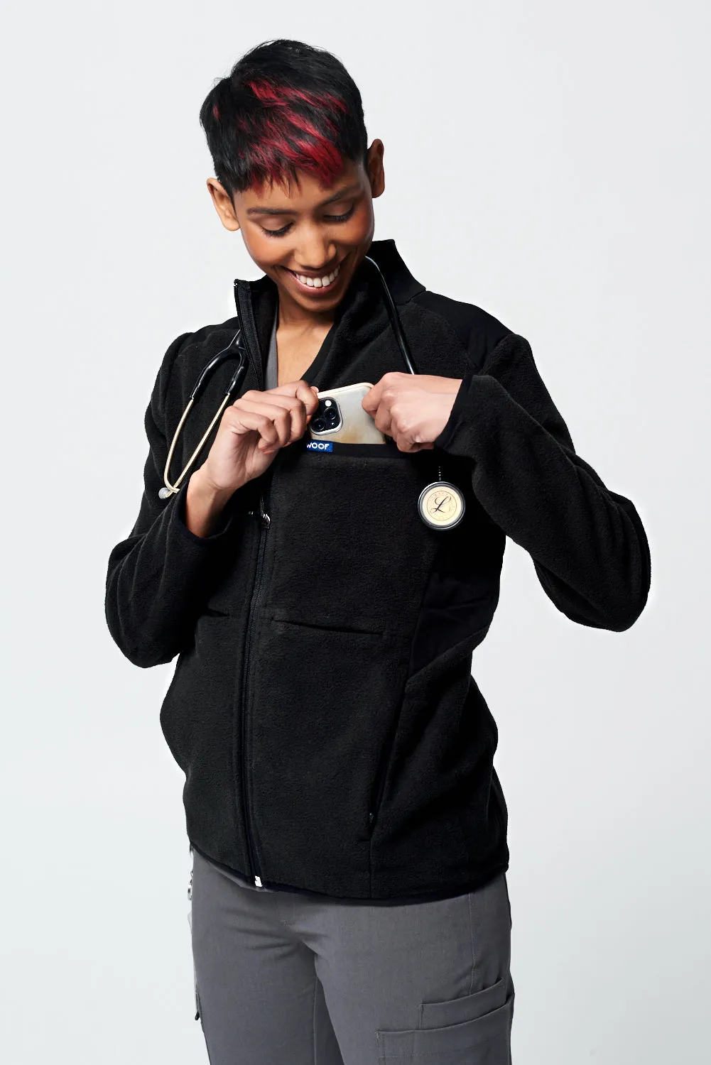 Women's 8-Pocket Tactical Fleece Jacket