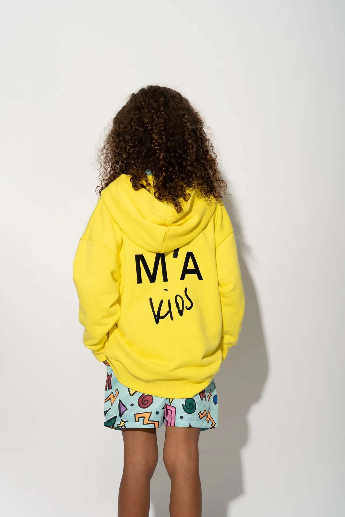 YELLOW JACKET WITH EMBROIDERED LOGO