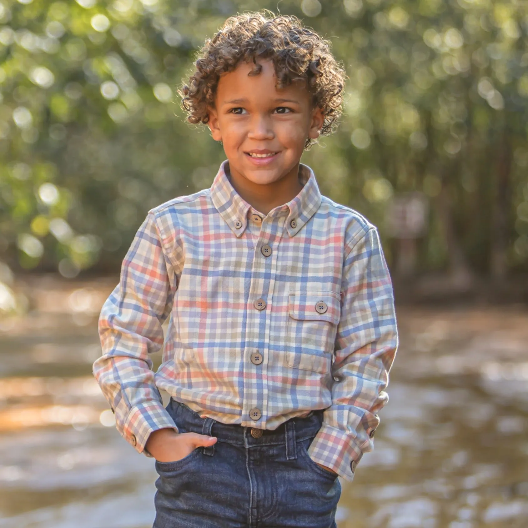 Youth Adrian Check Flannel