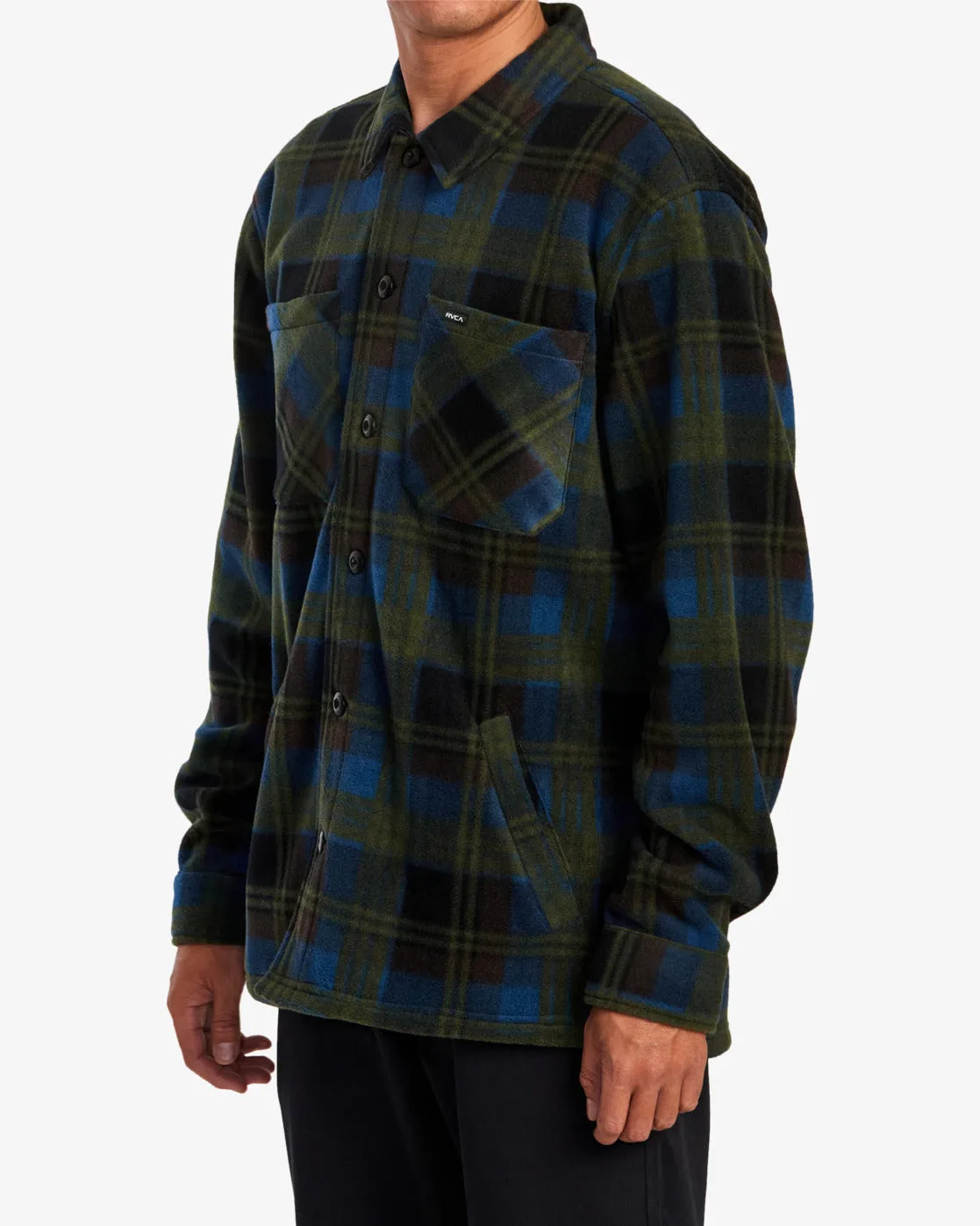 Yukon Hi Pile Fleece Shirt Jacket - Hunter Green