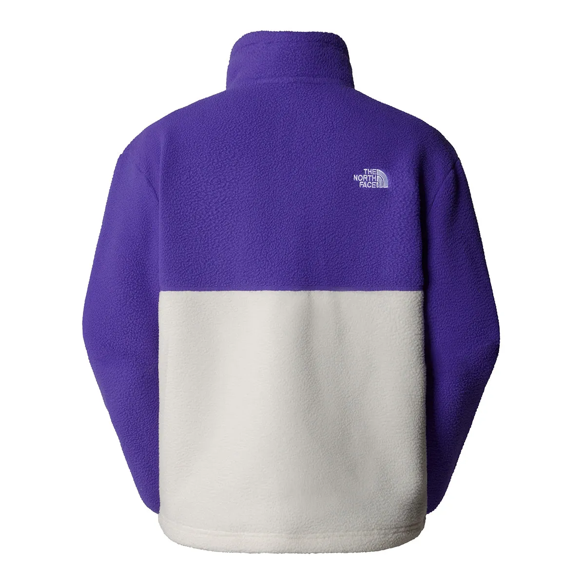 Yumiori Quarter Zip Fleece Jacket - White/Purple