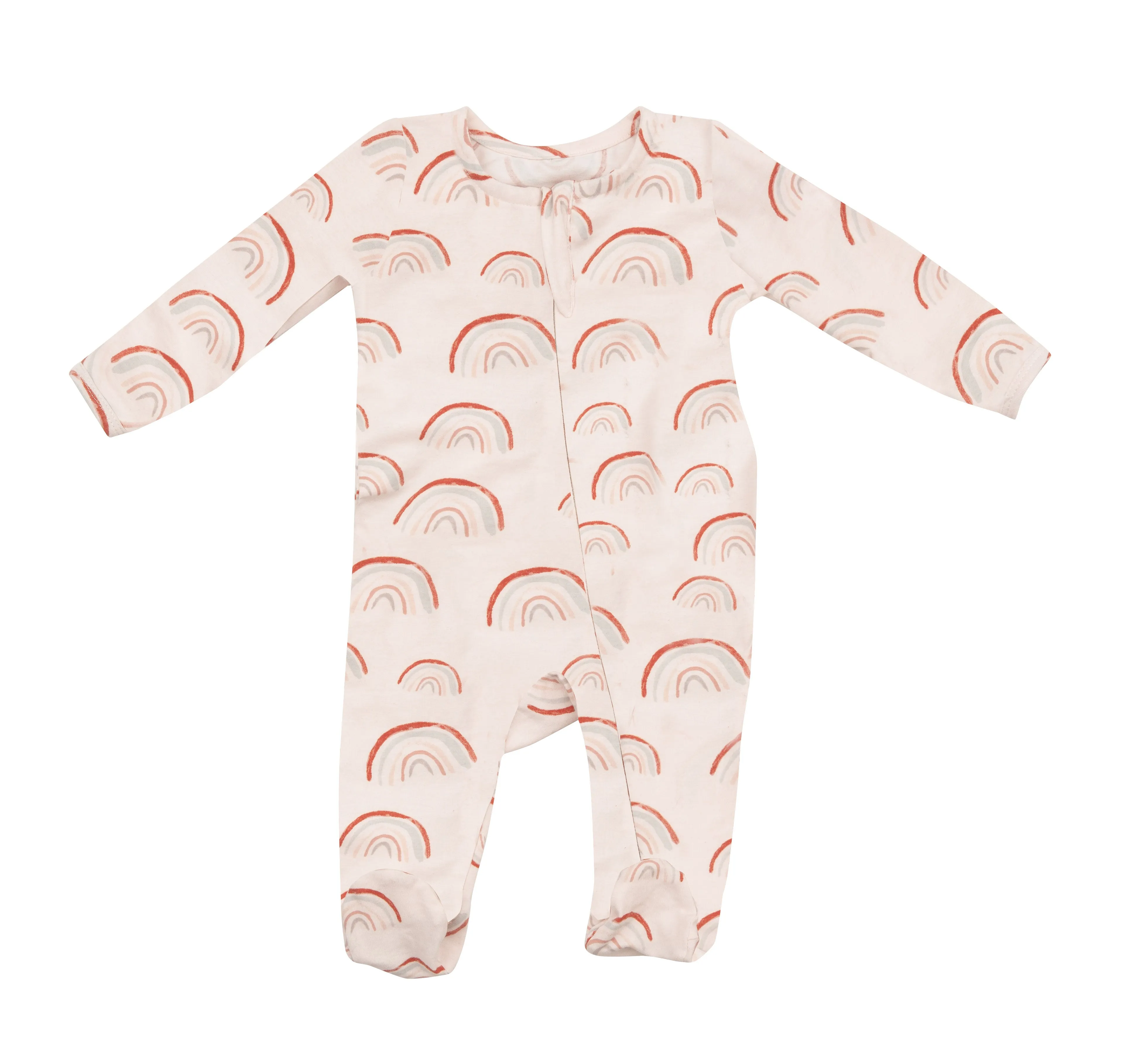 Zipper Footie - Organic Cotton - Prints