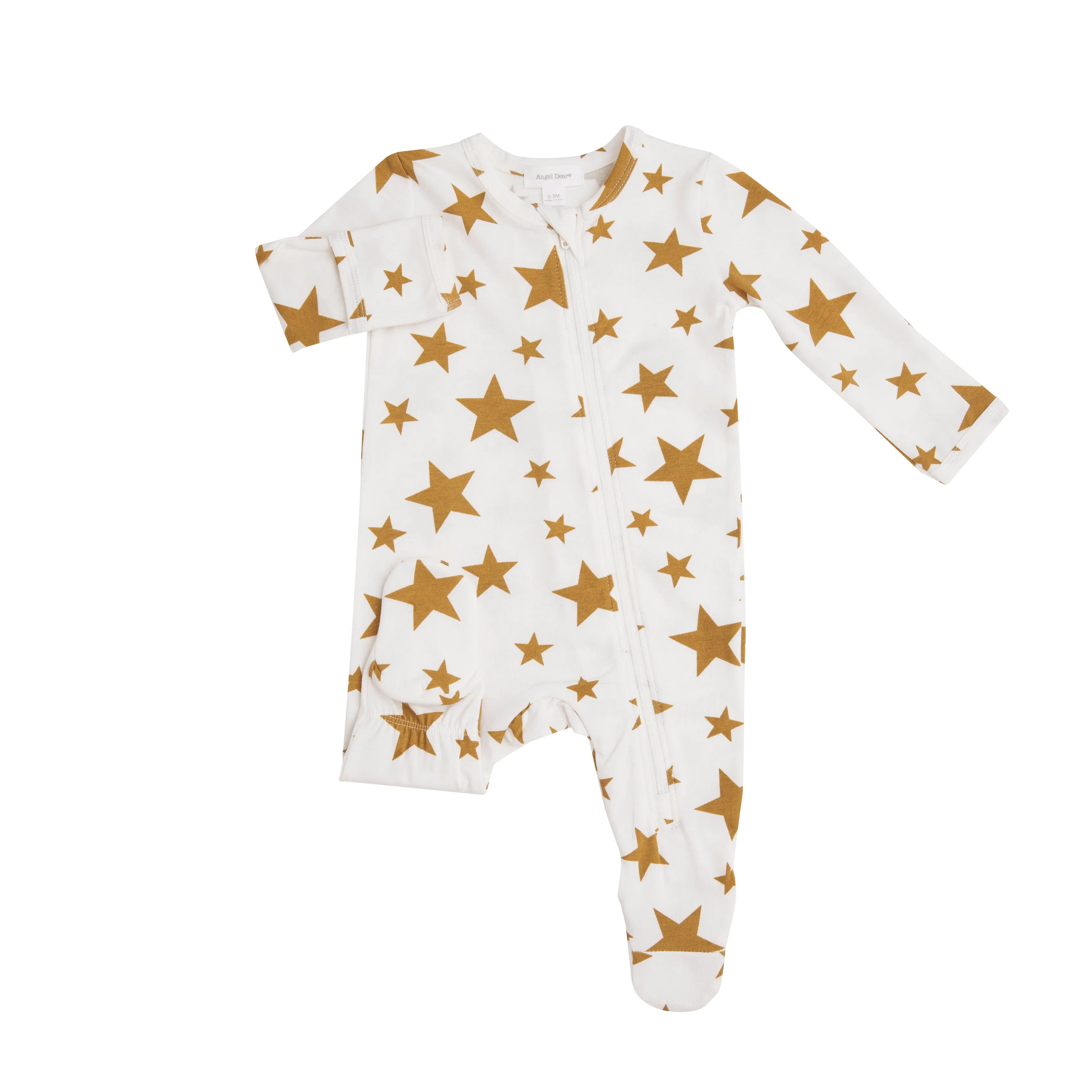 Zipper Footie - Organic Cotton - Prints